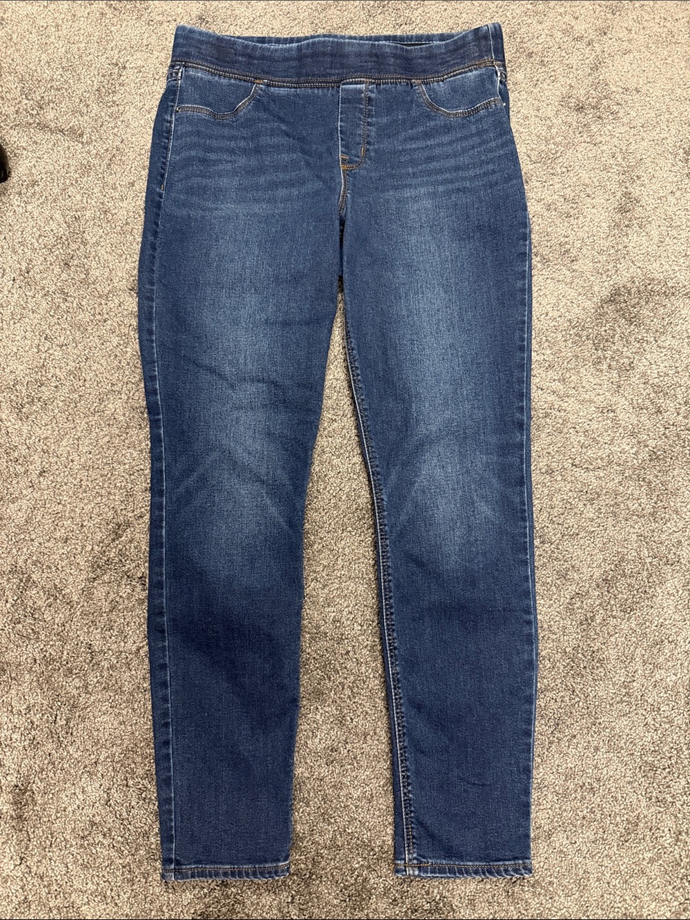 Old Navy Dark Blue Women’s Jeggings — Rockstar Super Skinny Mid-Rise fir